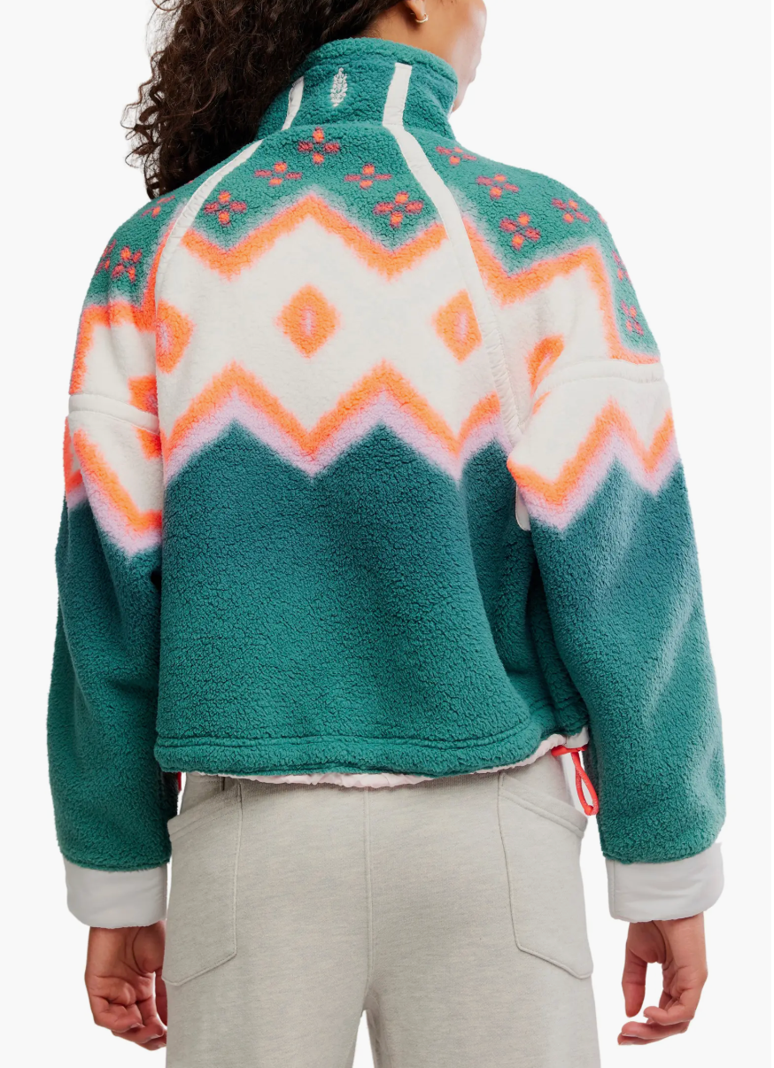 FP Movement Printed Mountain High Half Zip Fleece Skipper & Scout 