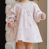 Quincy Mae Bows Smocked Dress