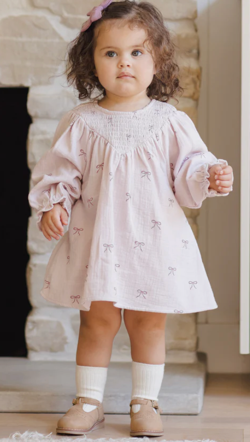 Quincy Mae Bows Smocked Dress Skipper & Scout 