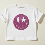 Prince Peter Happy Face Foil Crop Tee Skipper & Scout 
