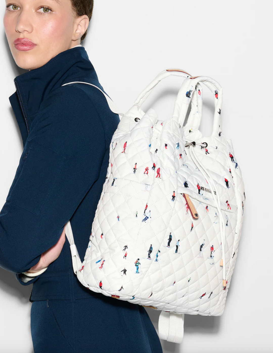 MZ Wallace Metro Convertible Backpack - Dede Skier Print