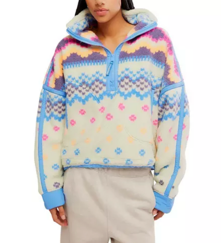 FP Movement Printed Mountain High Half Zip Fleece