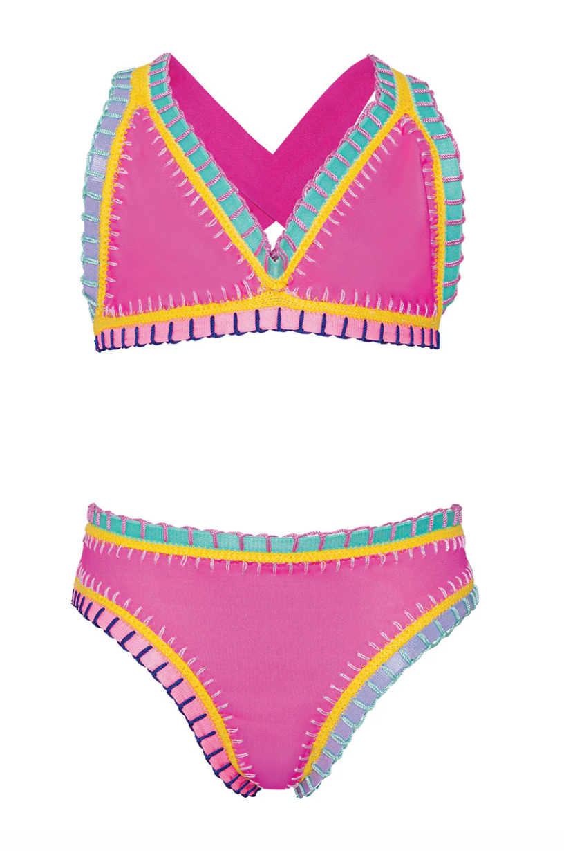 PQ Swim Rainbow Embroidered Bikini