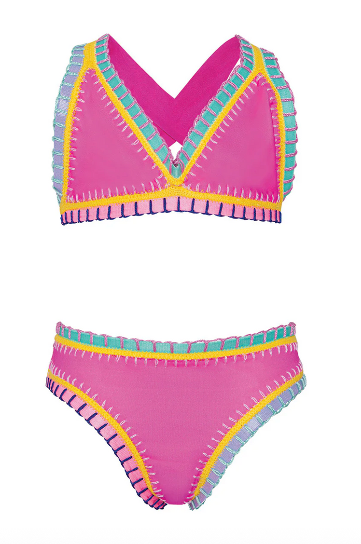 PQ Swim Rainbow Embroidered Bikini