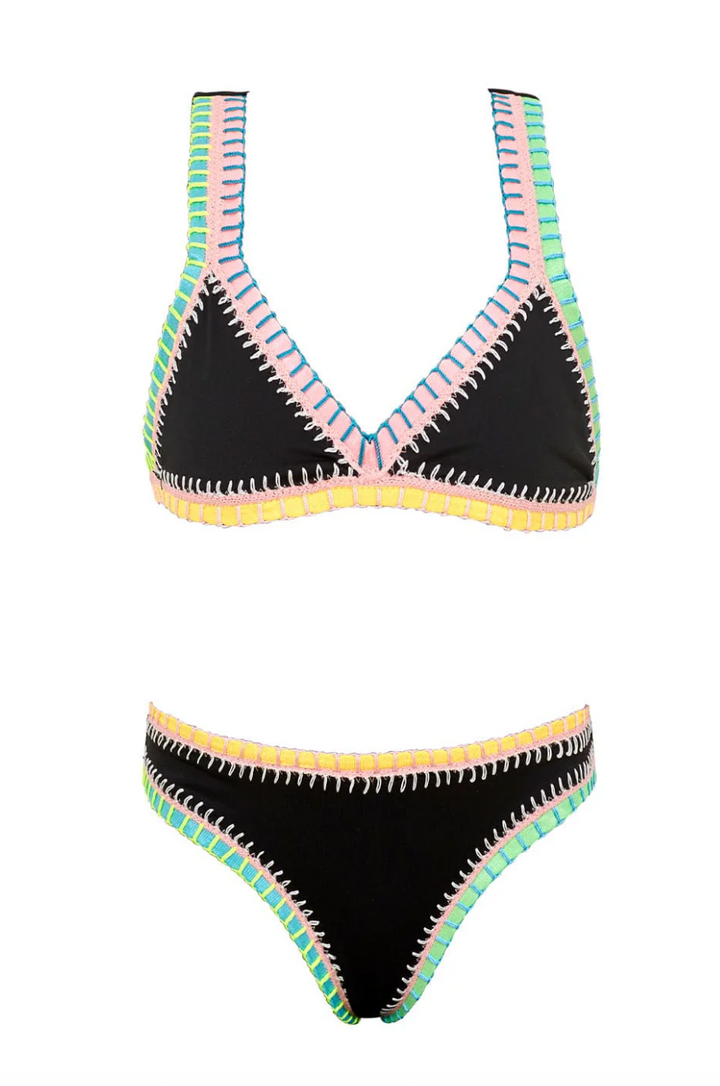 PQ Swim Rainbow Embroidered Bikini