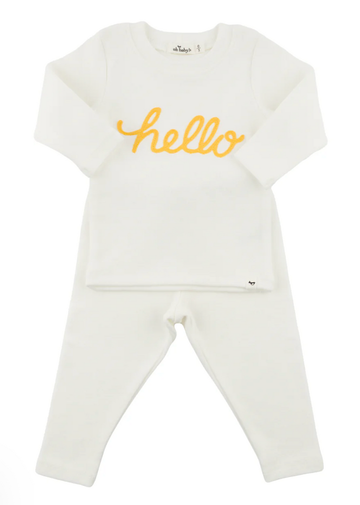 Oh Baby Hello Set - Cream