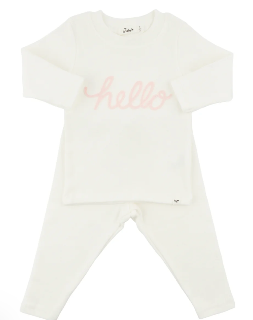 Oh Baby Hello Set - Cream