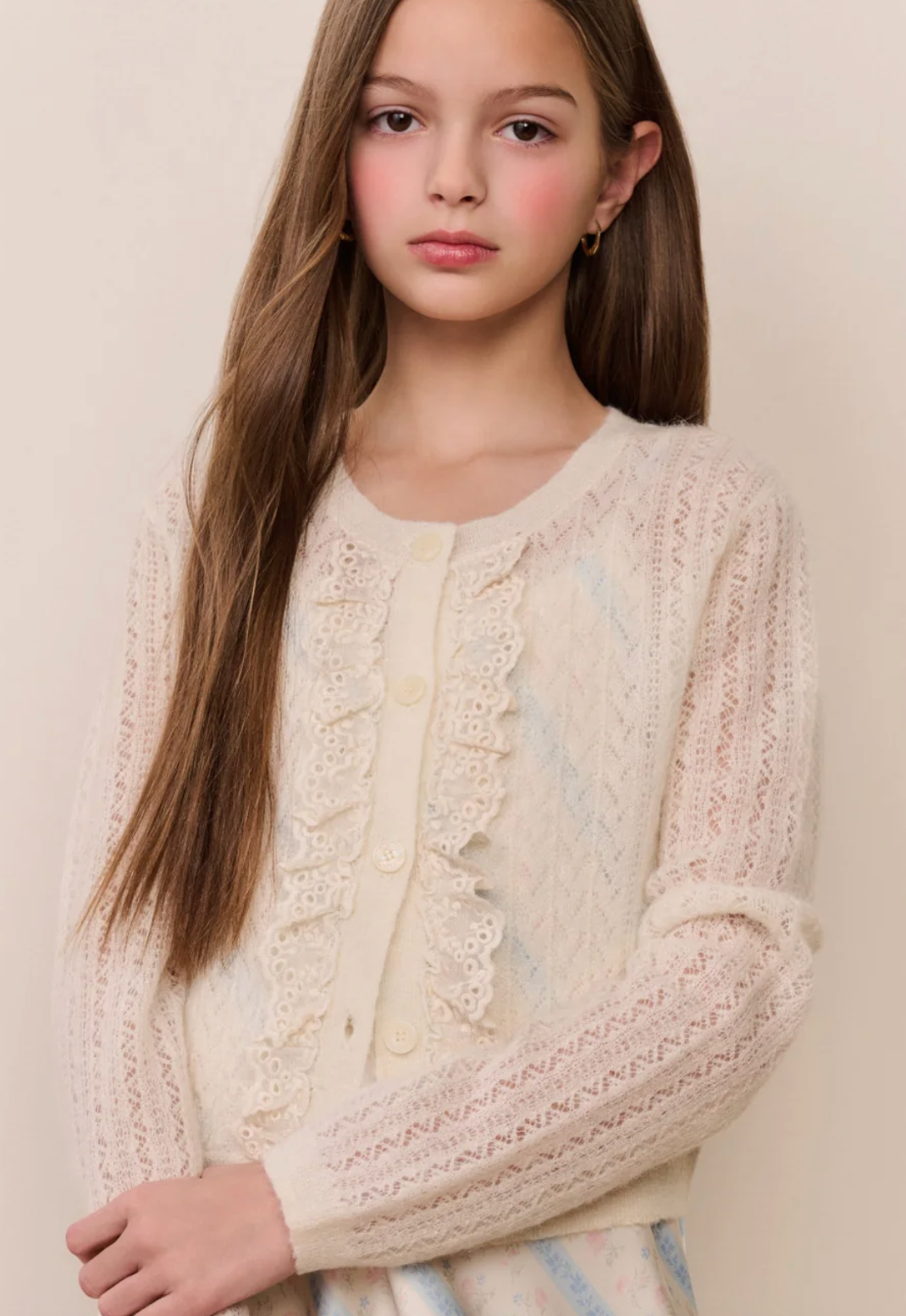 Love Shack Fancy Kena Tween Sweater