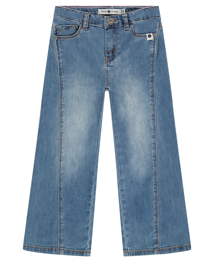 BabyFace Girls Wide Leg Jeans