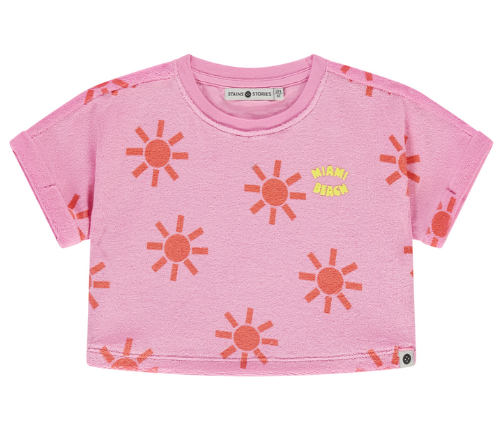 BabyFace Girls Sun Print Tee/Shorts SET