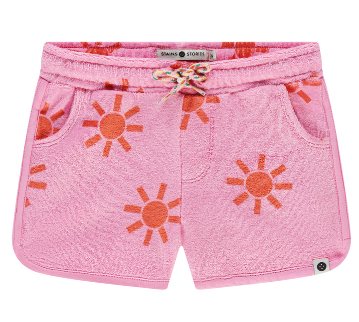 BabyFace Girls Sun Print Tee/Shorts SET