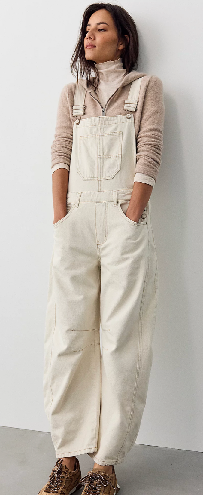 Free People Good Luck Overalls
