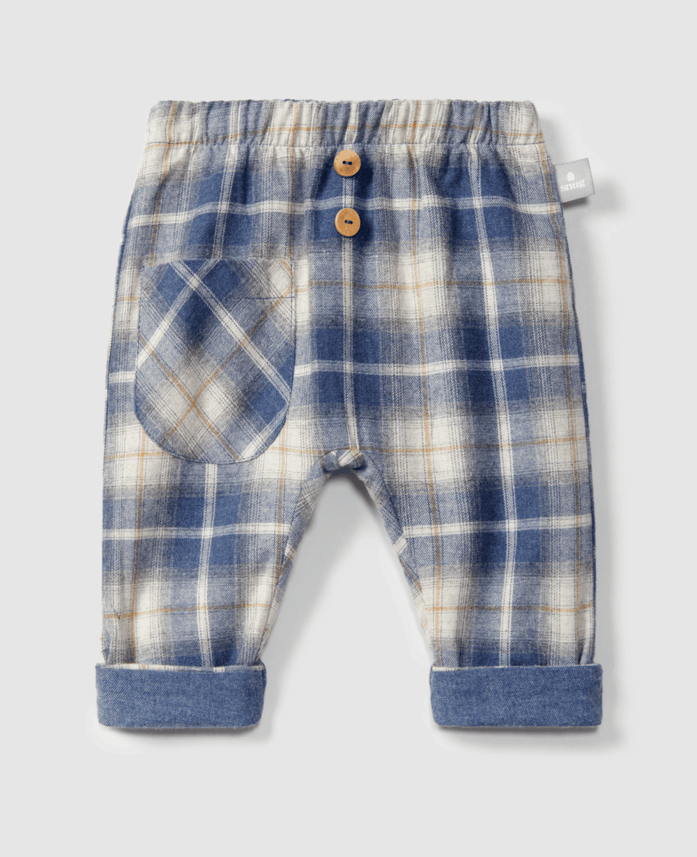 Snug LS Pocket Tee/Plaid Pant SET Skipper & Scout 
