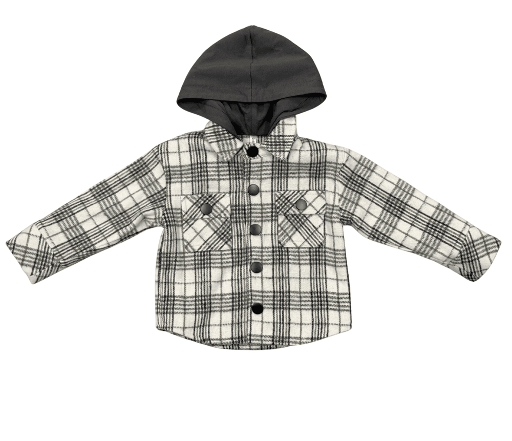 babysprouts HOODED SHACKET Skipper & Scout 