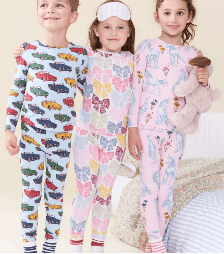 Pink Chicken Bamboo Pajama Set Skipper & Scout 