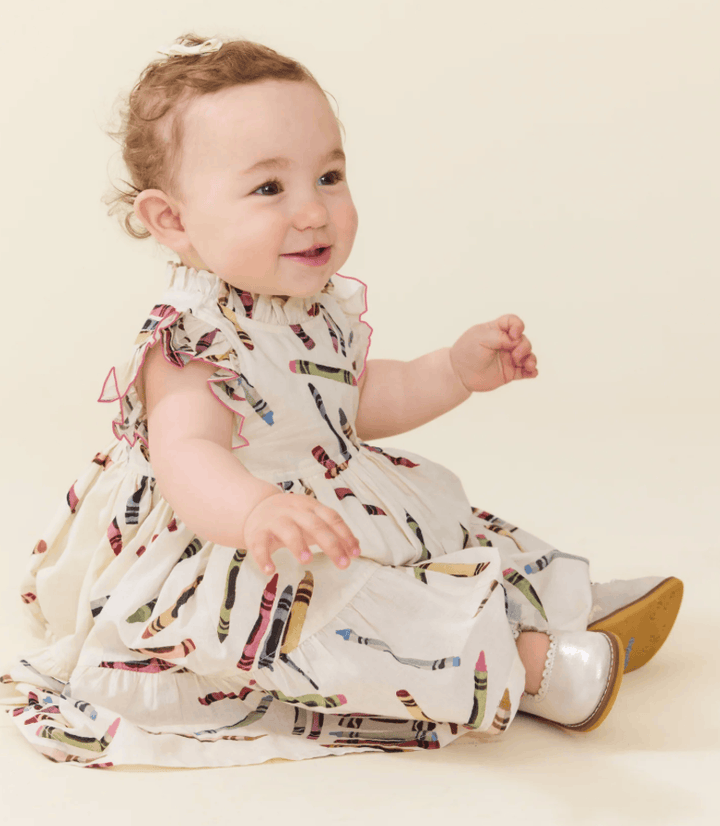 Pink Chicken Baby Jennifer Dress Set - Tossed Crayons Skipper & Scout 