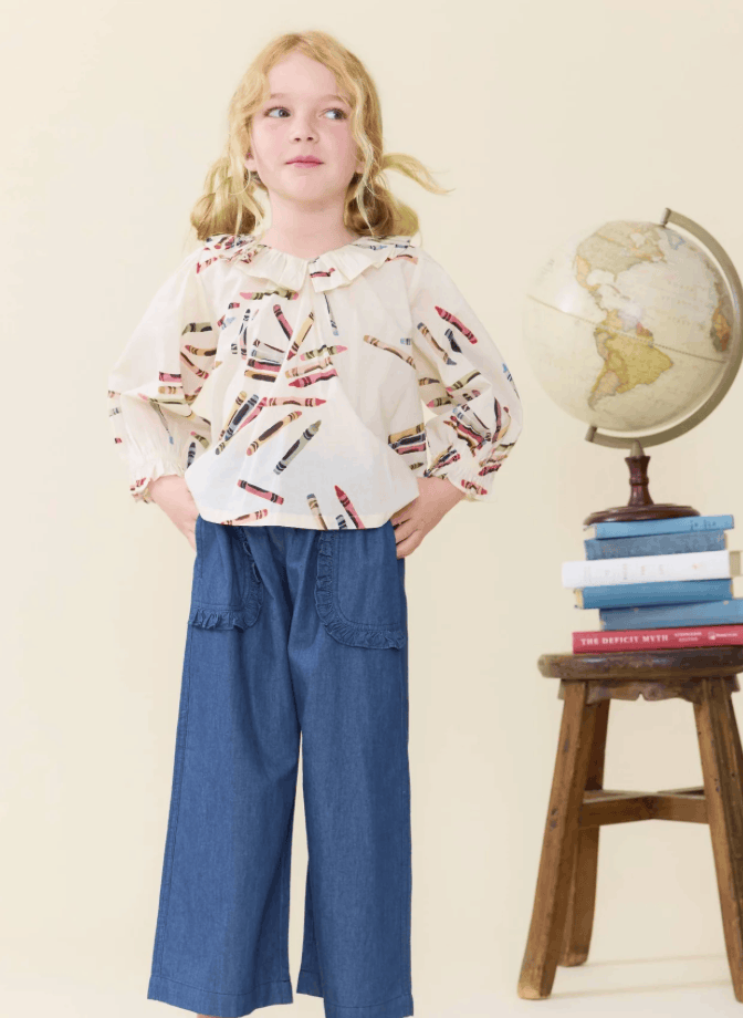 Pink Chicken Bailey Ruffle Pant Skipper & Scout 