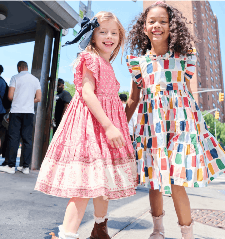 Pink Chicken Jennifer Dress - Fall Paint Swatches Skipper & Scout 