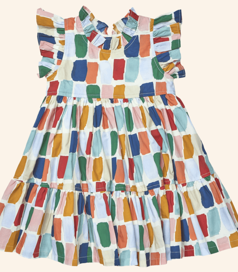 Pink Chicken Jennifer Dress - Fall Paint Swatches Skipper & Scout 