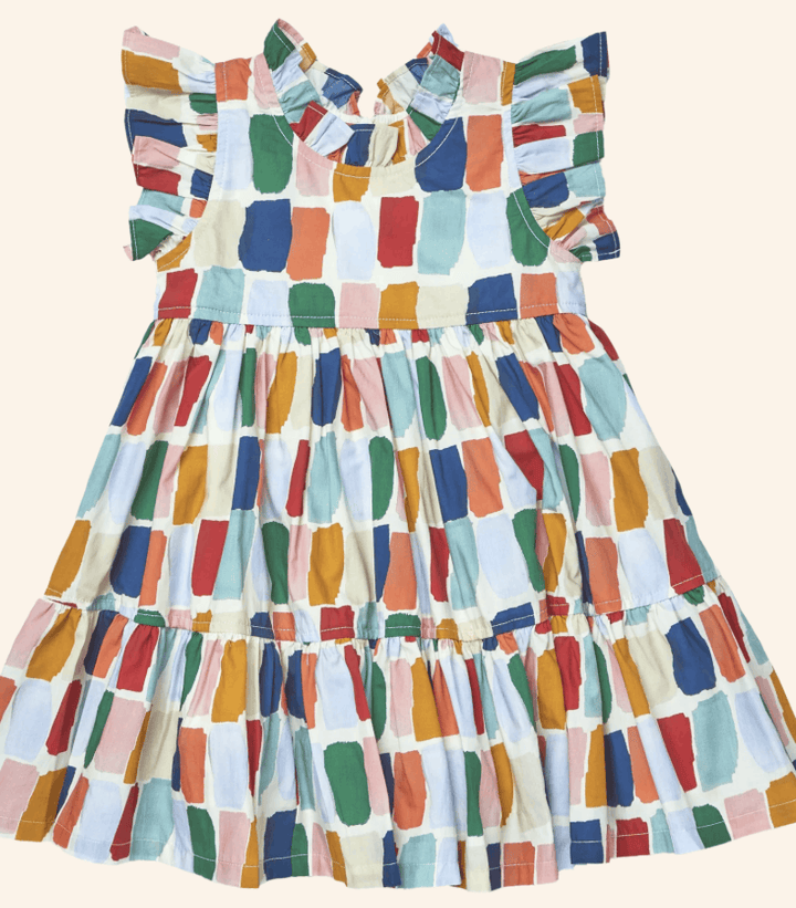 Pink Chicken Jennifer Dress - Fall Paint Swatches Skipper & Scout 