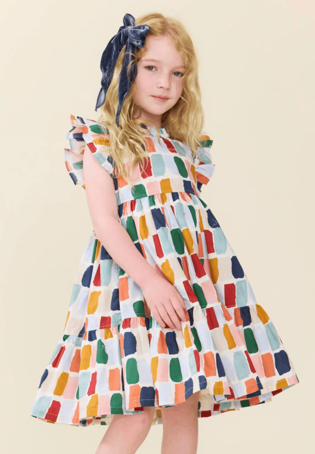 Pink Chicken Jennifer Dress - Fall Paint Swatches Skipper & Scout 