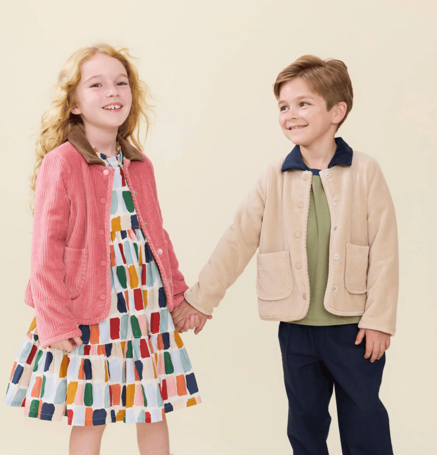 Pink Chicken Boys Jace Plush Jacket Skipper & Scout 