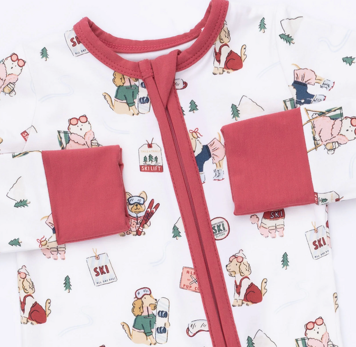 Angel Dear Winter Sports Dogs Convertible Romper