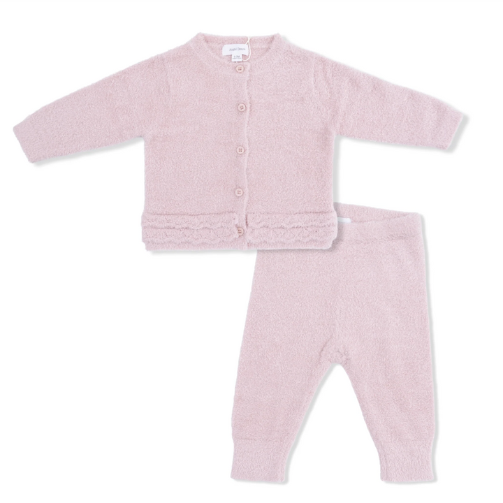 Angel Dear Chenille Cardigan 4PC Set