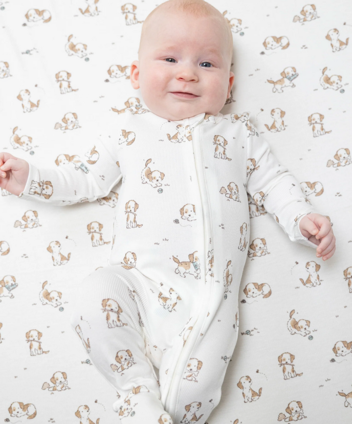 Angel Dear Explorer Puppy 2 Way Zip Footie
