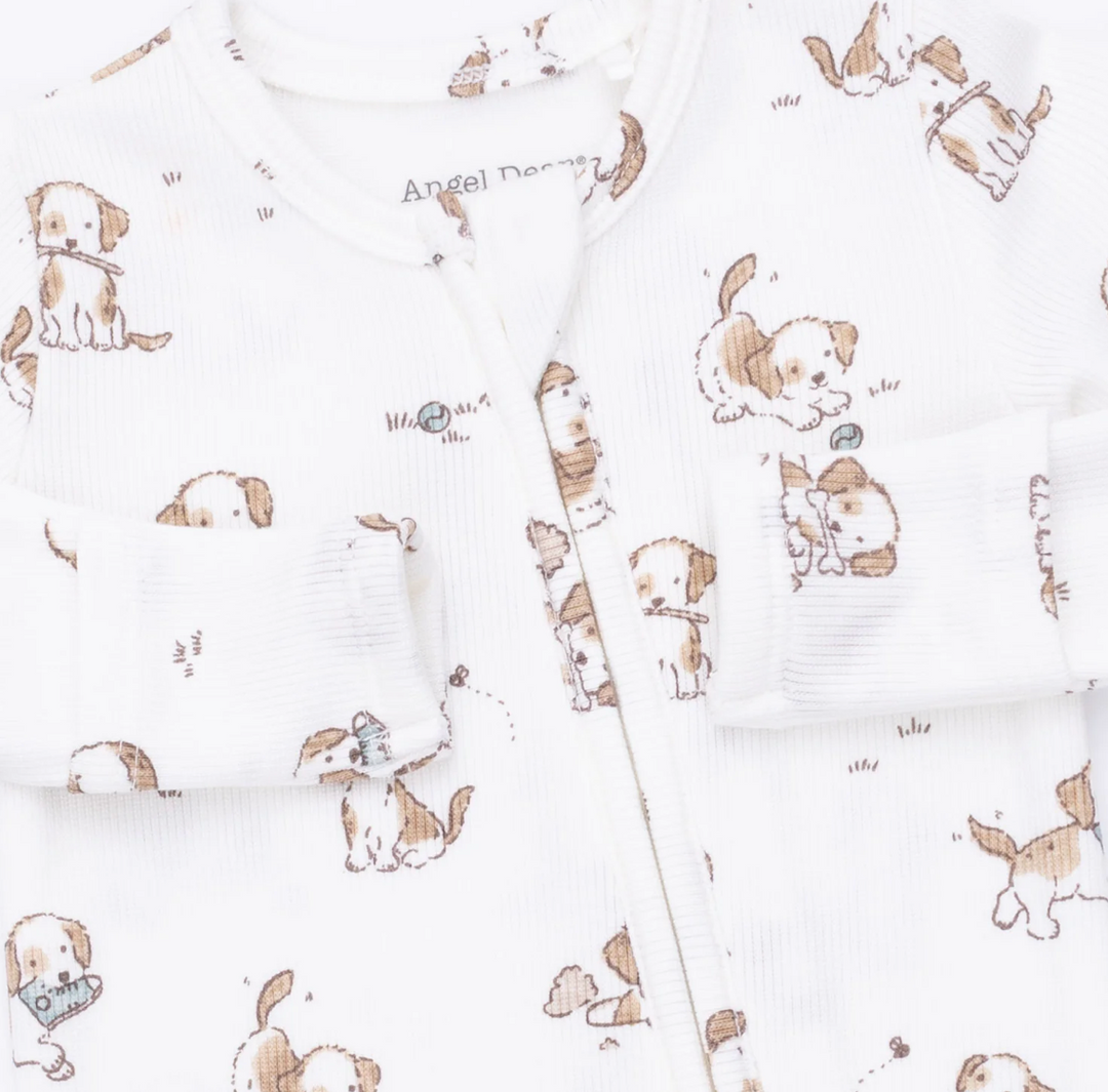 Angel Dear Explorer Puppy 2 Way Zip Footie
