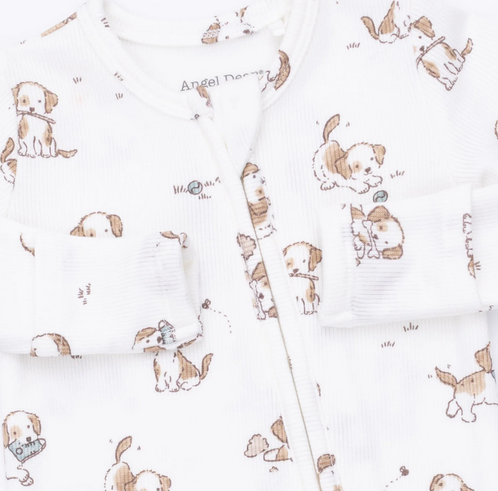 Angel Dear Explorer Puppy 2 Way Zip Footie