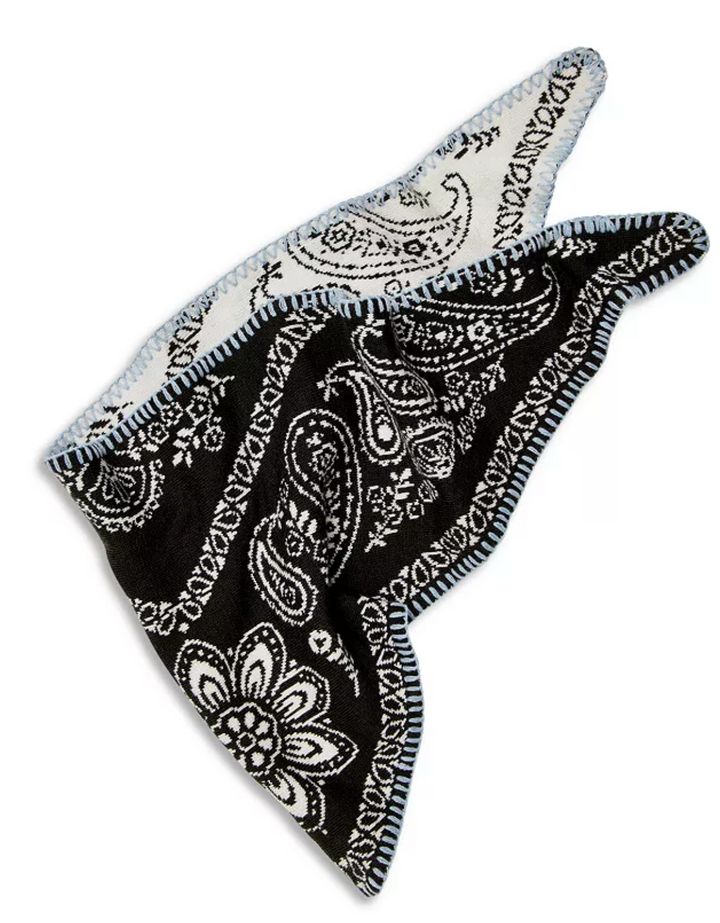 Free People Carmen Bandana Scarf - Angel White