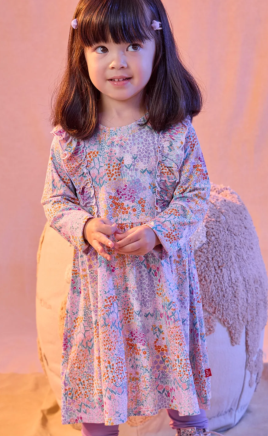 Magnetic Me Arabella Ruffle LS Dress/Legging SET