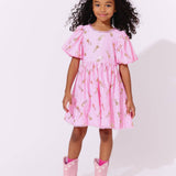 Lola & the Boys Shooting Star Sequin Gems Dress