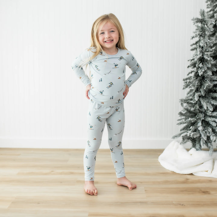 Kyte Baby Ski Print LS Pajamas