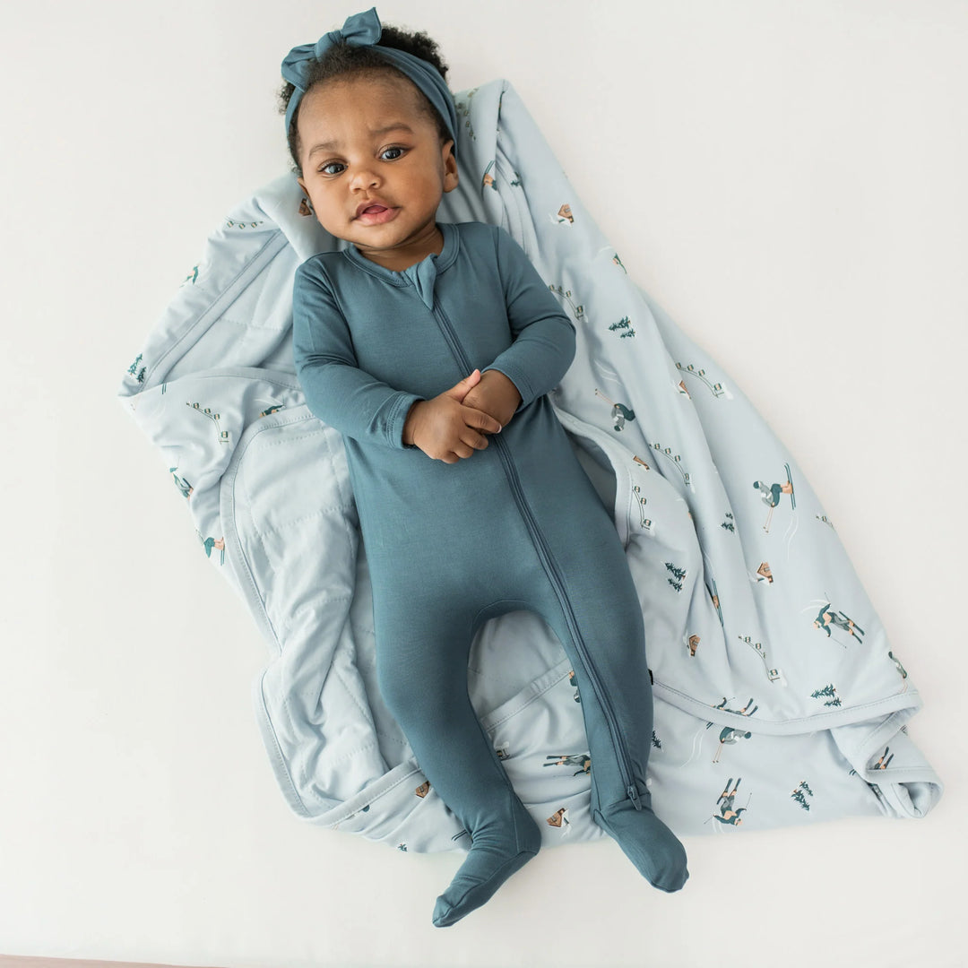 Kyte Baby Ski Print Swaddle Blanket