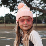 Tiny Whales Smell the Flower Beanie