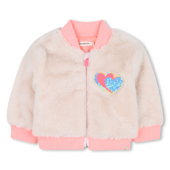 Billieblush Infant Faux Shearling Coat Skipper & Scout 