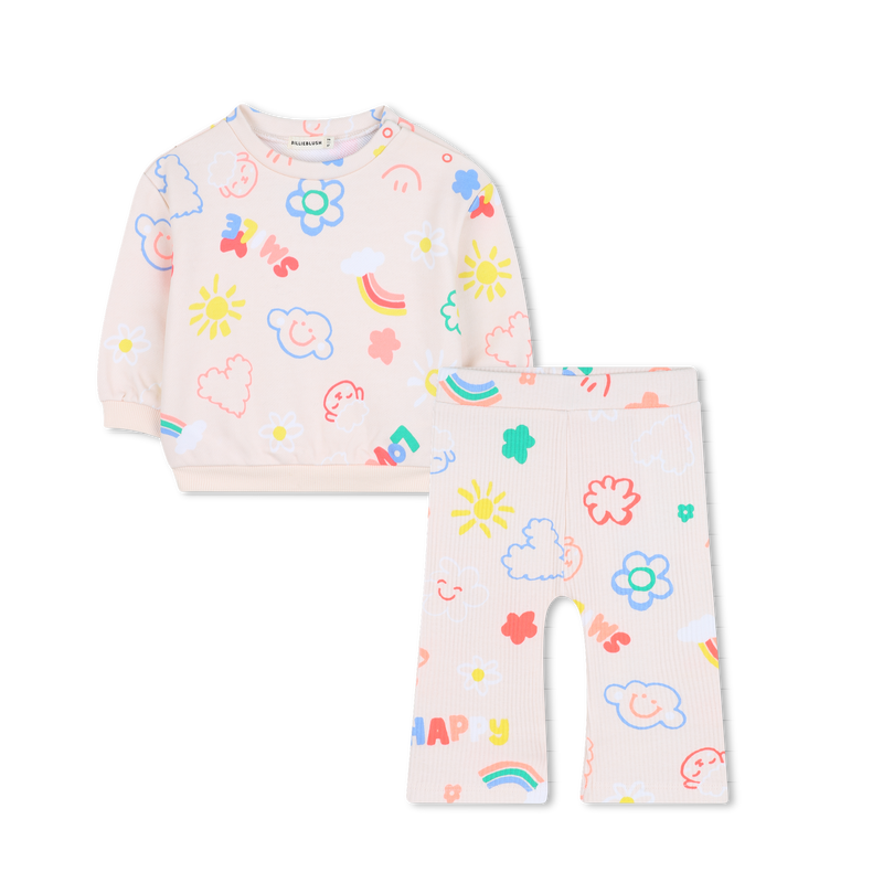 Billieblush Infant Allover Print Sweater SET Skipper & Scout 