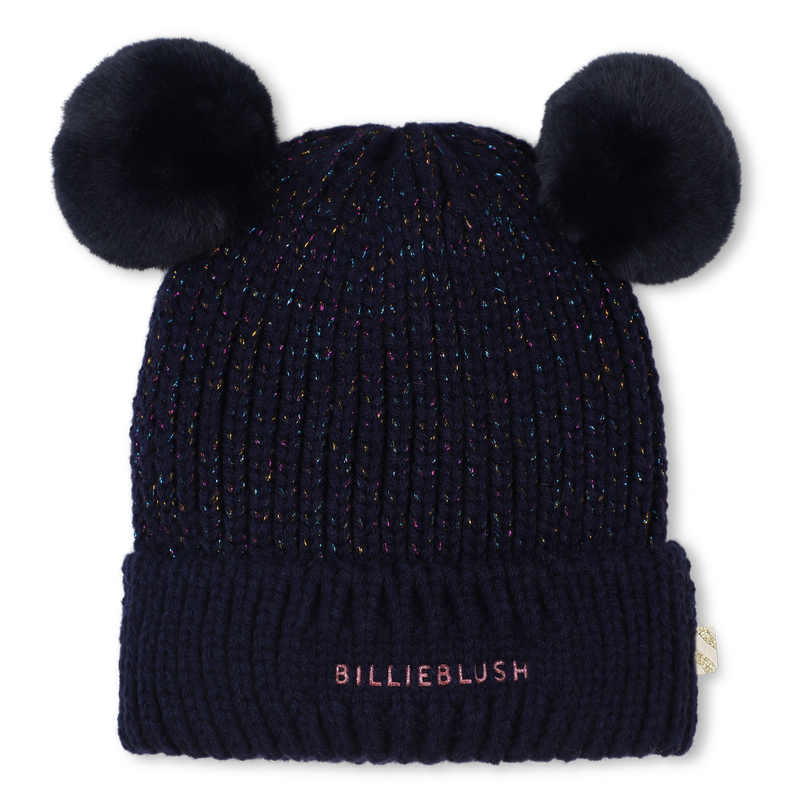 Billieblush Double Pom Beanie