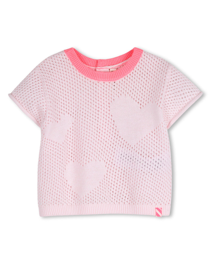 Billieblush Contrast Collar Tee/Short SET