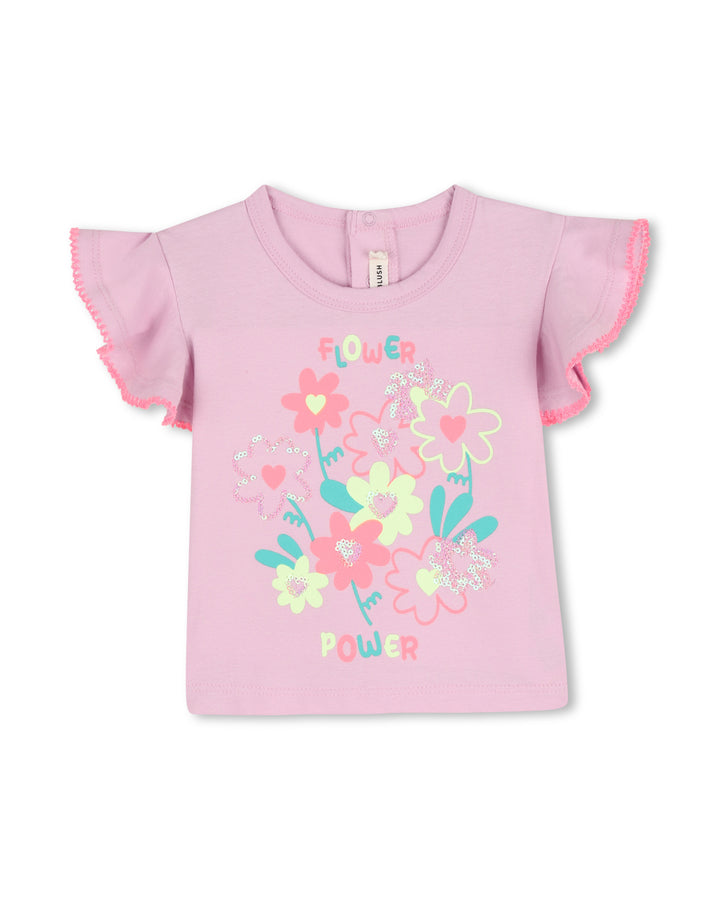 Billieblush Infant Flower Graphic Tee