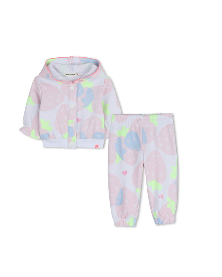Billieblush Newborn Strawberry 2PC Tracksuit
