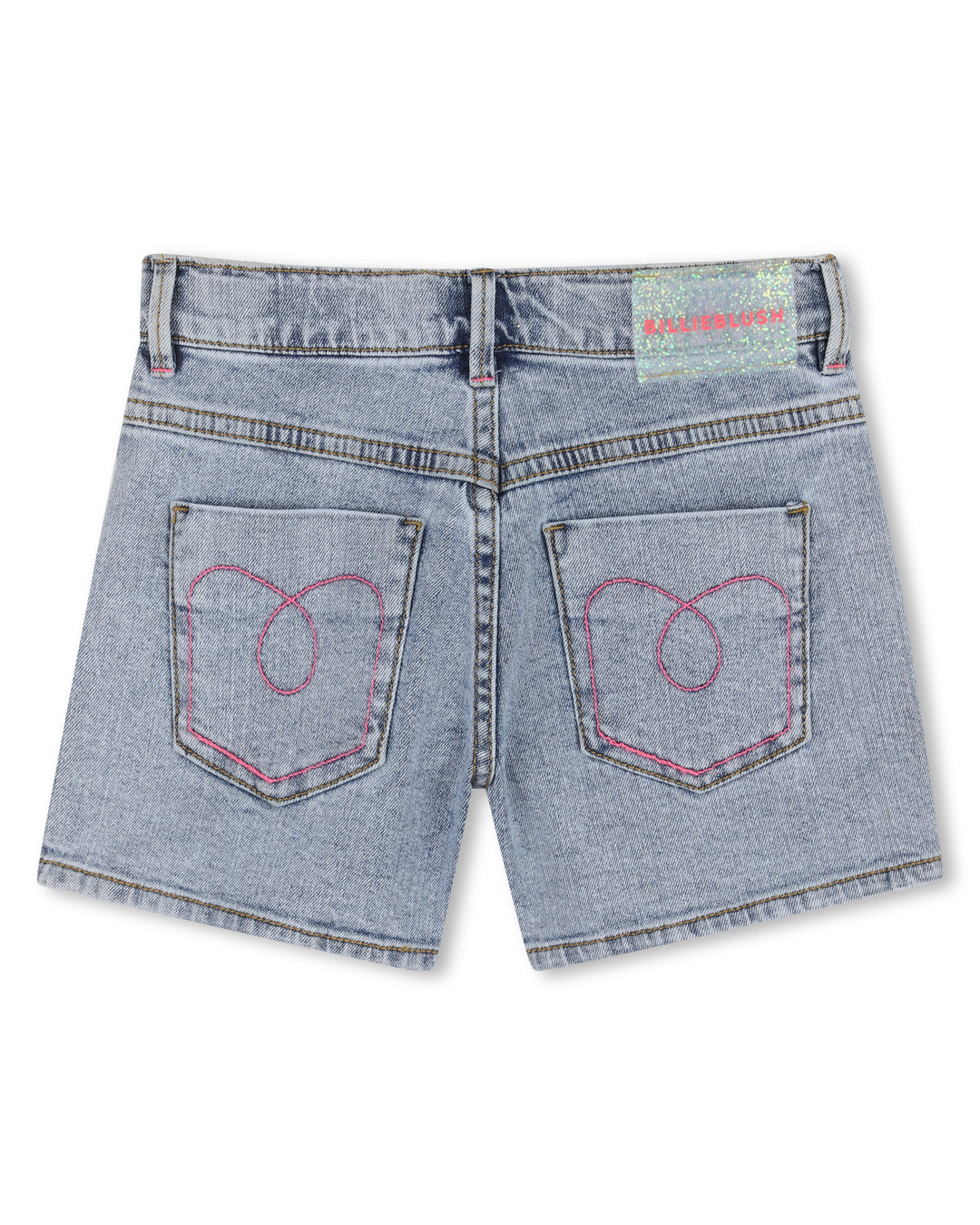 Billieblush Sequin Patch Denim Shorts