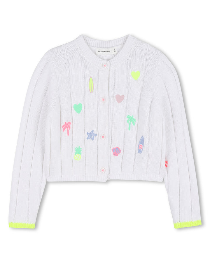 Billieblush Embroidered Cardigan