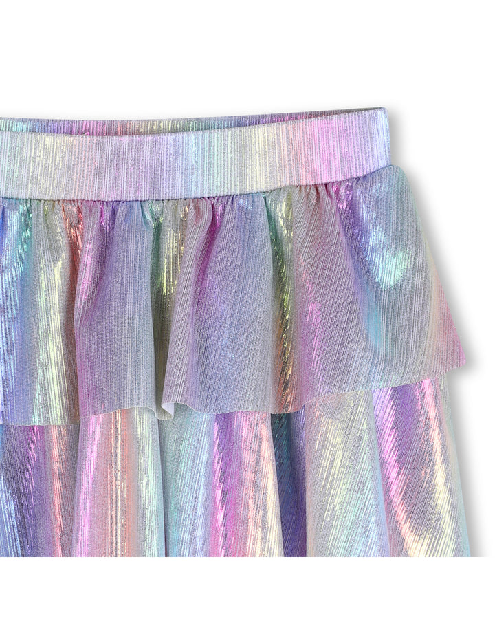 Billieblush Flounced Iridescent Swim Skirt