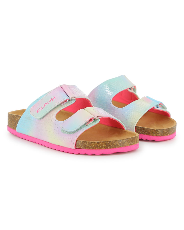 Billieblush Sparkly Two Strap Slides