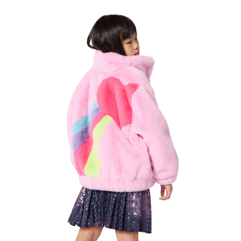 Billieblush Girls Faux Fur Coat
