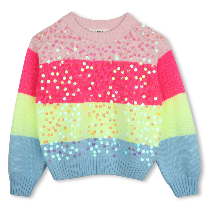 Billieblush Girls Striped Sweater