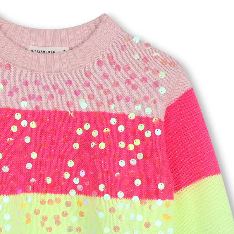 Billieblush Girls Striped Sweater
